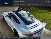 Tablet Screenshot of kegcars.com